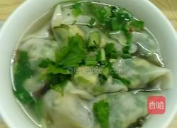 韭菜鸡蛋馅馄饨的做法图解3