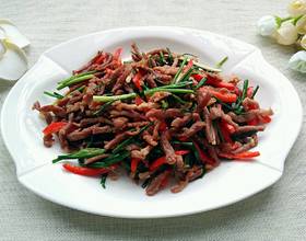葱爆肉丝[图]