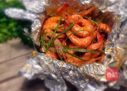 锡纸烤虾的做法图解4