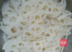 藕炒肉片的做法图解2