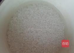 荷叶糯米蒸肉末的做法图解1