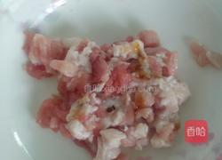 荷叶糯米蒸肉末的做法图解2