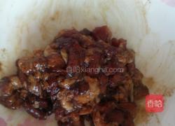 荷叶糯米蒸肉末的做法图解3