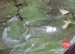 荷叶糯米蒸肉末的做法图解5