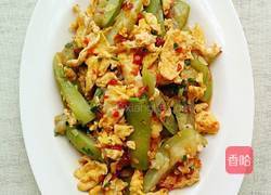 剁椒丝瓜炒鸡蛋的做法图解9