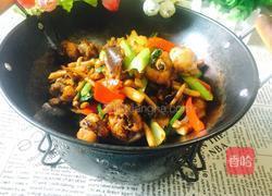 茶树菇干锅鸡的做法图解12