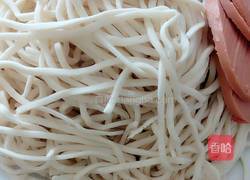 小青菜鸡蛋火腿面的做法图解4