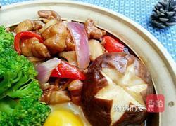 香菇鸡肉煲仔饭的做法图解20