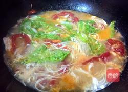 鸡蛋西红柿龙须面的做法图解7