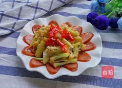 培根炒菜花的做法图解7