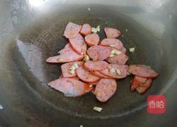 培根炒菜花的做法图解4