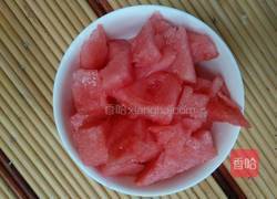西瓜刨冰的做法图解3