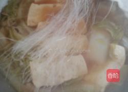 白菜粉丝豆腐汤的做法图解6