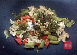 酸菜肉片的做法图解5