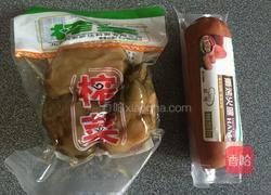 火腿肠炒榨菜的做法图解1