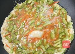 苦瓜鸡蛋饼的做法图解3