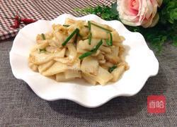 白菜炒年糕的做法图解9