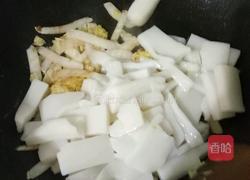 白菜炒年糕的做法图解6