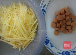 火腿炒土豆丝的做法图解2