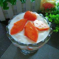 酸奶木瓜的做法[图]