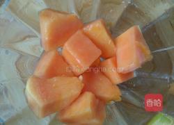 酸奶木瓜的做法图解4