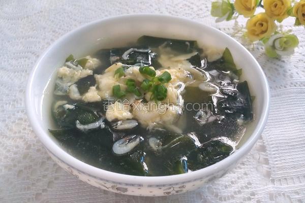 裙带菜蛋花汤