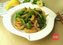 青椒炒猪皮的做法图解13