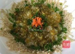 蒜蓉剁椒金针菇的做法图解8