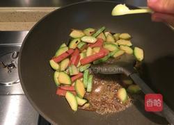 西葫芦炒火腿的做法图解6