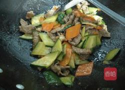 黄瓜炒牛肉的做法图解6
