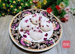 玫瑰糯米饭团的做法图解5