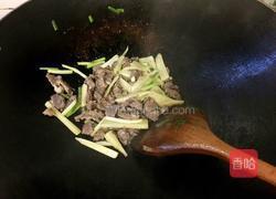姜葱炒牛肉的做法图解8
