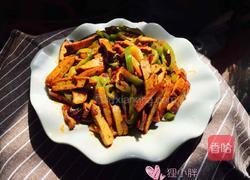 青椒炒香干的做法图解8