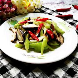 西芹炒香菇的做法[图]