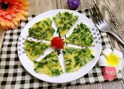 韭菜摊鸡蛋的做法图解7