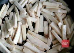 杏鲍菇炒腊肉的做法图解4