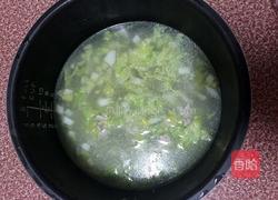 白菜瘦肉粥的做法图解7