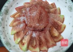 糖拌西红柿的做法图解4
