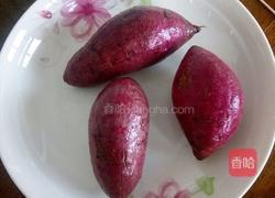 微波炉蒸紫薯的做法图解2
