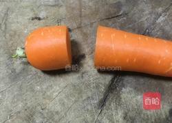 胡萝卜玫瑰花的做法图解3