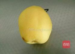 花生冰糖炖雪梨的做法图解3