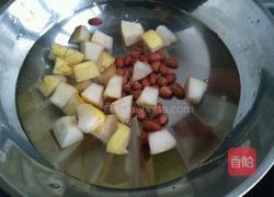 花生冰糖炖雪梨的做法图解7