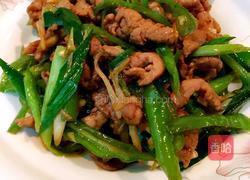 青椒小炒肉的做法图解10