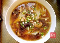 香菇山药瘦肉面片汤的做法图解20