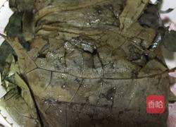 荷叶糯米蒸肉末的做法图解5