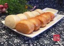 Illustration of how to make fried steamed buns (gold and silver steamed buns) 9