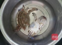 炒蟹的做法图解1
