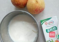 桃子奶昔的做法图解1
