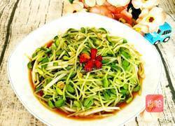 脆拌黑豆苗的做法图解7