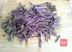 蕨菜炒肉丝的做法图解4